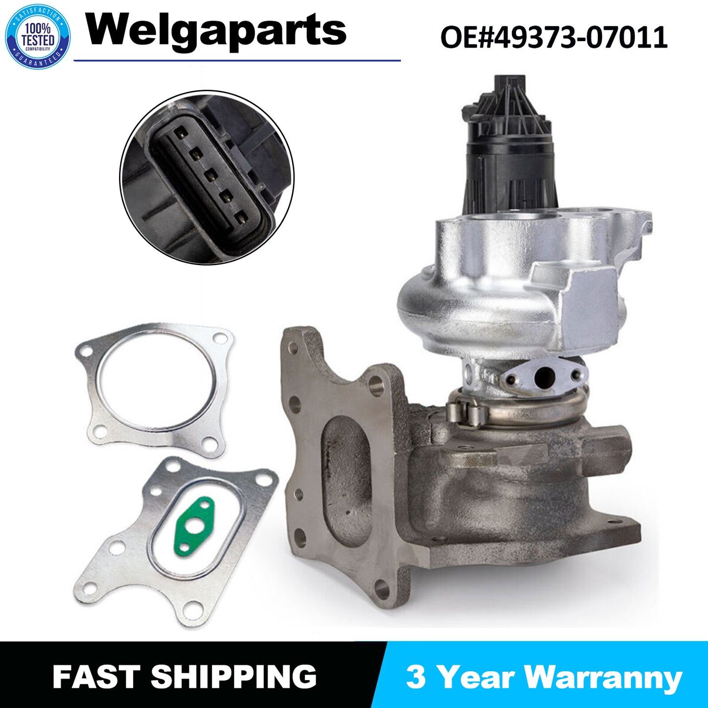 1 Set 49373-07011 Turbo Turbocharger Fits 2016-2021 for Honda for Civic CR-V 1.5L L15B7