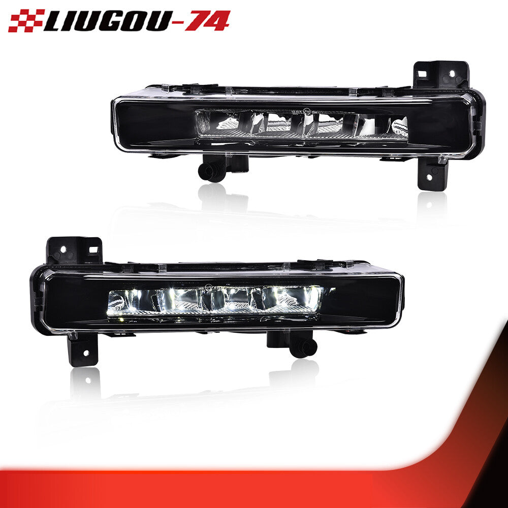 2-pack suitable for BMW 5 Series G30 G31 G38 520 530 540 LHRH side LED DRL fog lights