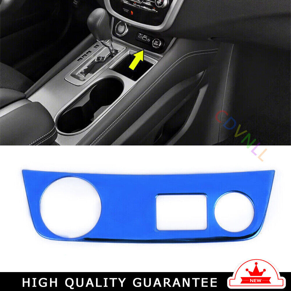 Console Cigarette Lighter Storage Fit for Nissan Murano 2015-2021 Blue Titanium