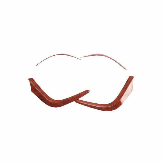 for Toyota for Corolla 2009-13 Peach Wood Grain Center Console Gear Shift Side Strip