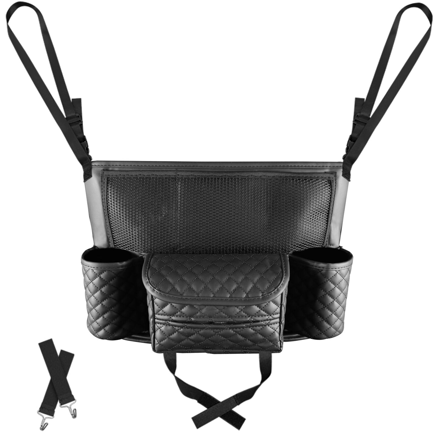 Car Storage Pocket Handbag Holder Between Seats Multi-Pocket for Seat Organizer Bag