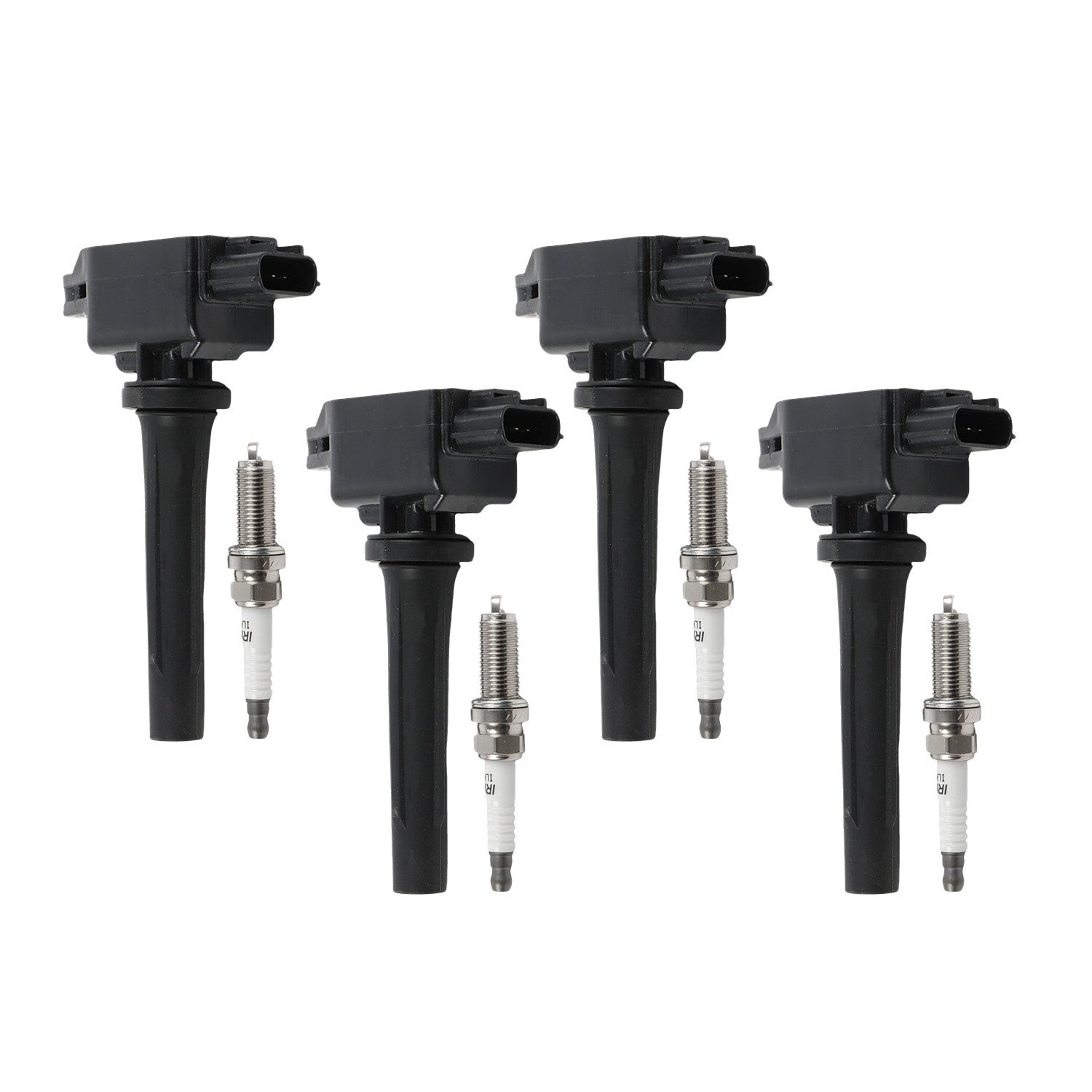 4pcs UF822 Ignition Coils  Spark Plugs for Toyota Yaris iA 1.5L 2017-2018