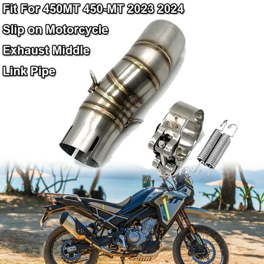 CFMOTO 450MT 2024 Slip-On Exhaust Mid-Pipe 51mm Direct Fit for Motorcycle System