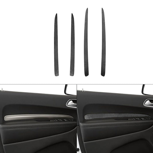 4pcs Carbon Fiber Interior Door Side Trim Cover Trim for Dodge Durango 2014-2020