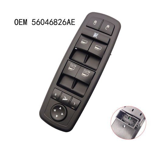 for Dodge Journey for Ram 56046826AE Front Left Power Control Window Switch 11 Pins