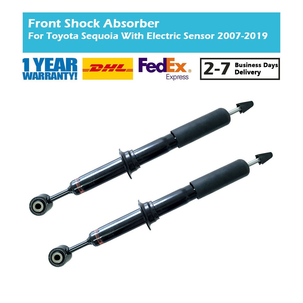 Pair Front Shock Absorber Fit for Toyota Sequoia With Electric Sensor 4852009S60
