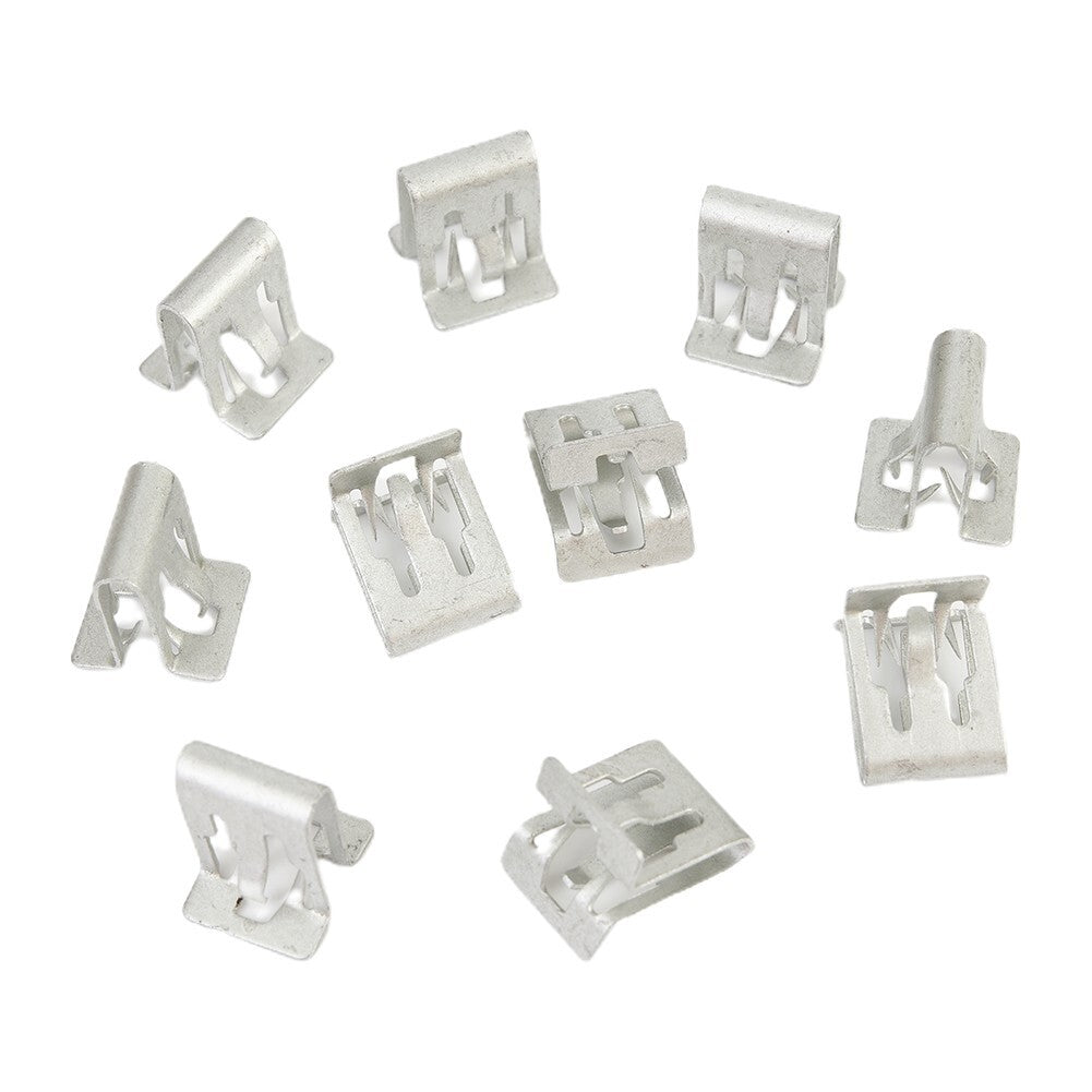 10-piece/kit of metal replacement parts for dashboard trim clips