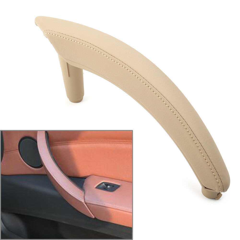 for BMW X5 X6 E70 Beige 1x Door Trim Pull Handle Right Side Leather