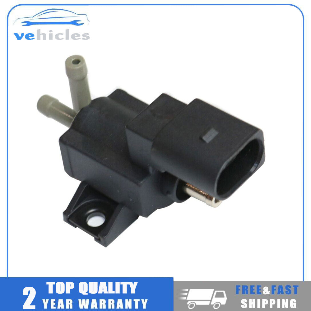 Turbocharger boost pressure control solenoid valve 06F906283F is suitable for Audi and for Volkswagen Beetle.
