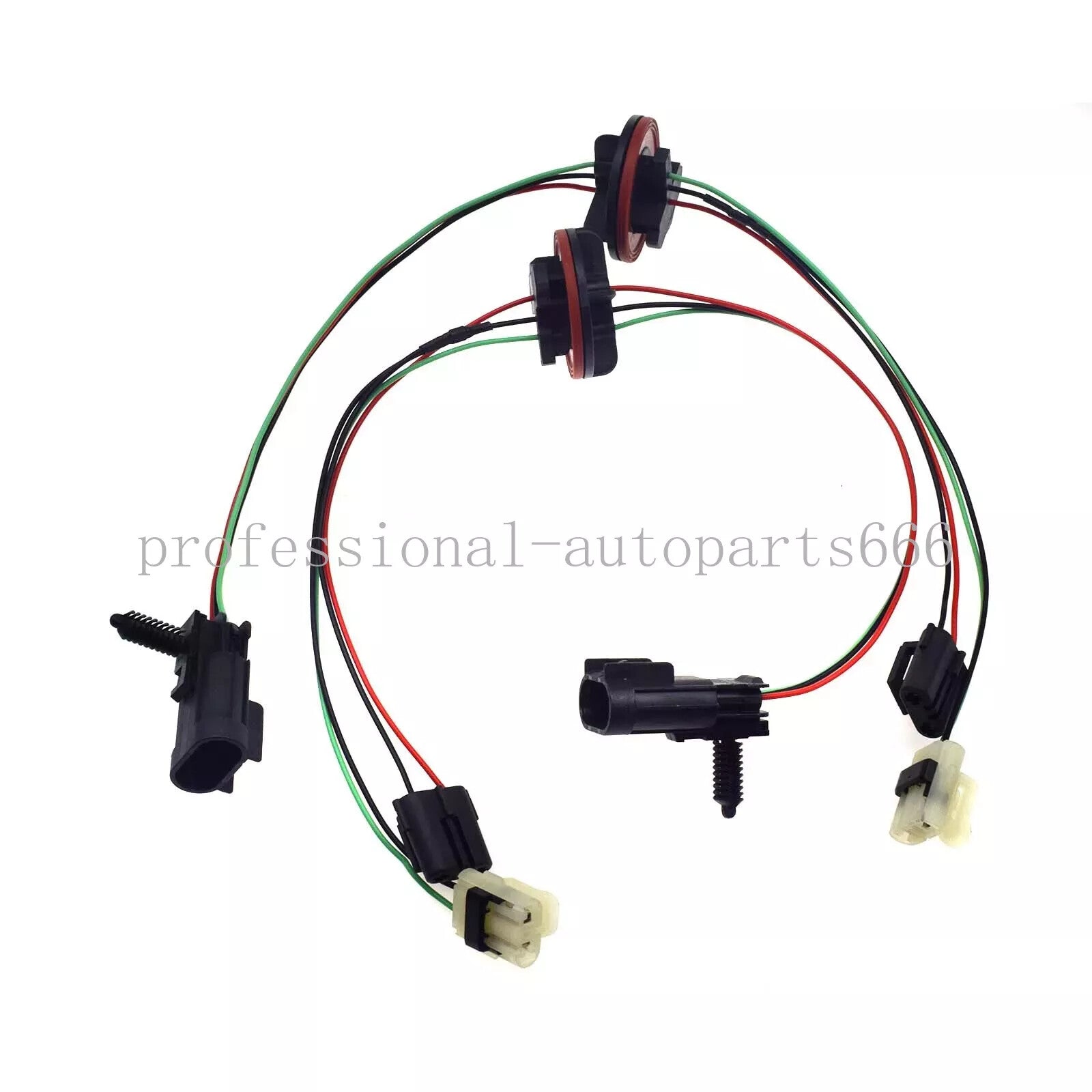Left/Right Headlight Lamp Wiring Harness for Dodge for Ram 1500 2500 Quad Halogen