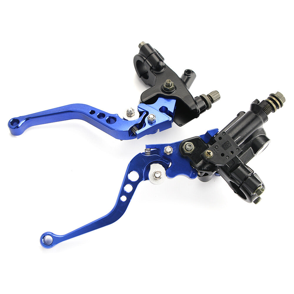 Pair 7/8 22mm Universal Motorbike Motorcycle Brake Clutch Master Cylinder Lever