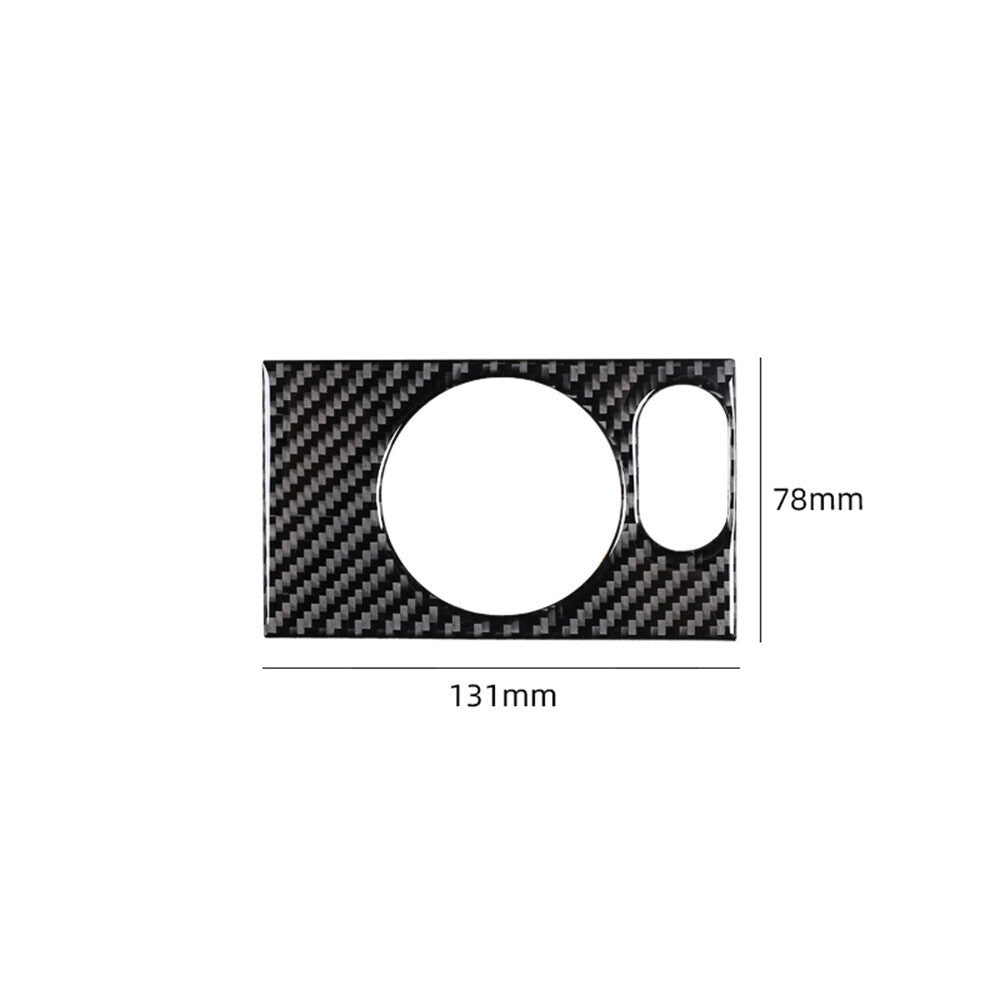 Carbon Fiber Interior Headlight Switch Button Cover for Ford F-150 FX4 2004-2008