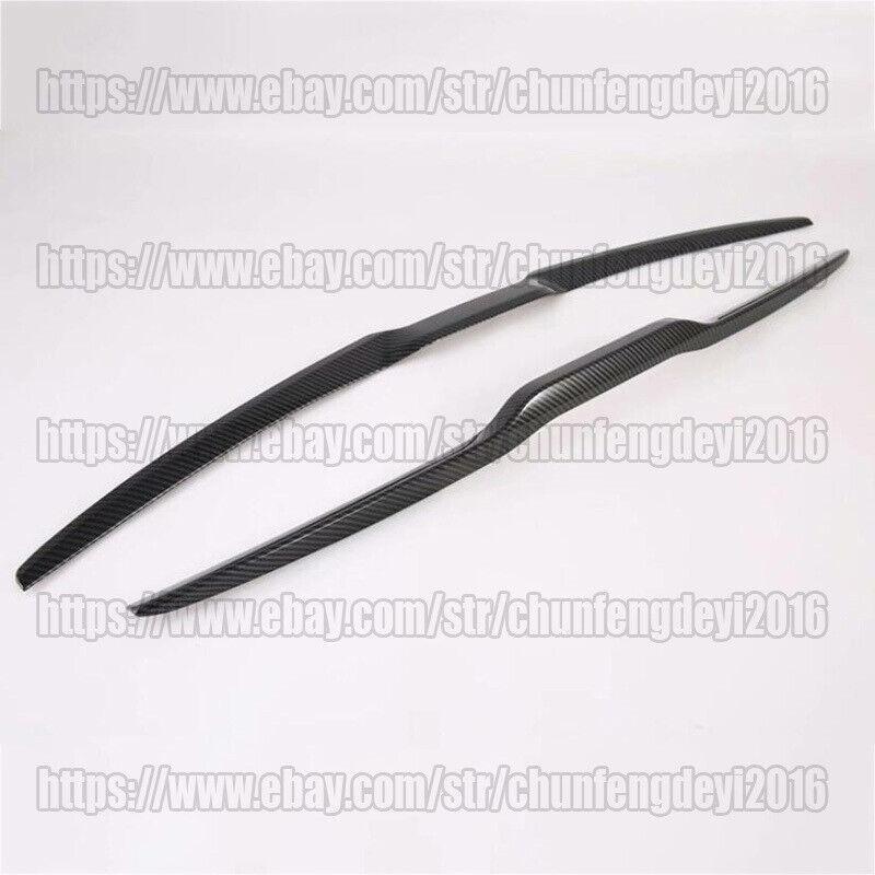 for Kia Forte K3 2019-2022 Carbon Fiber Car Front Grille Grill Strips Cover Trim