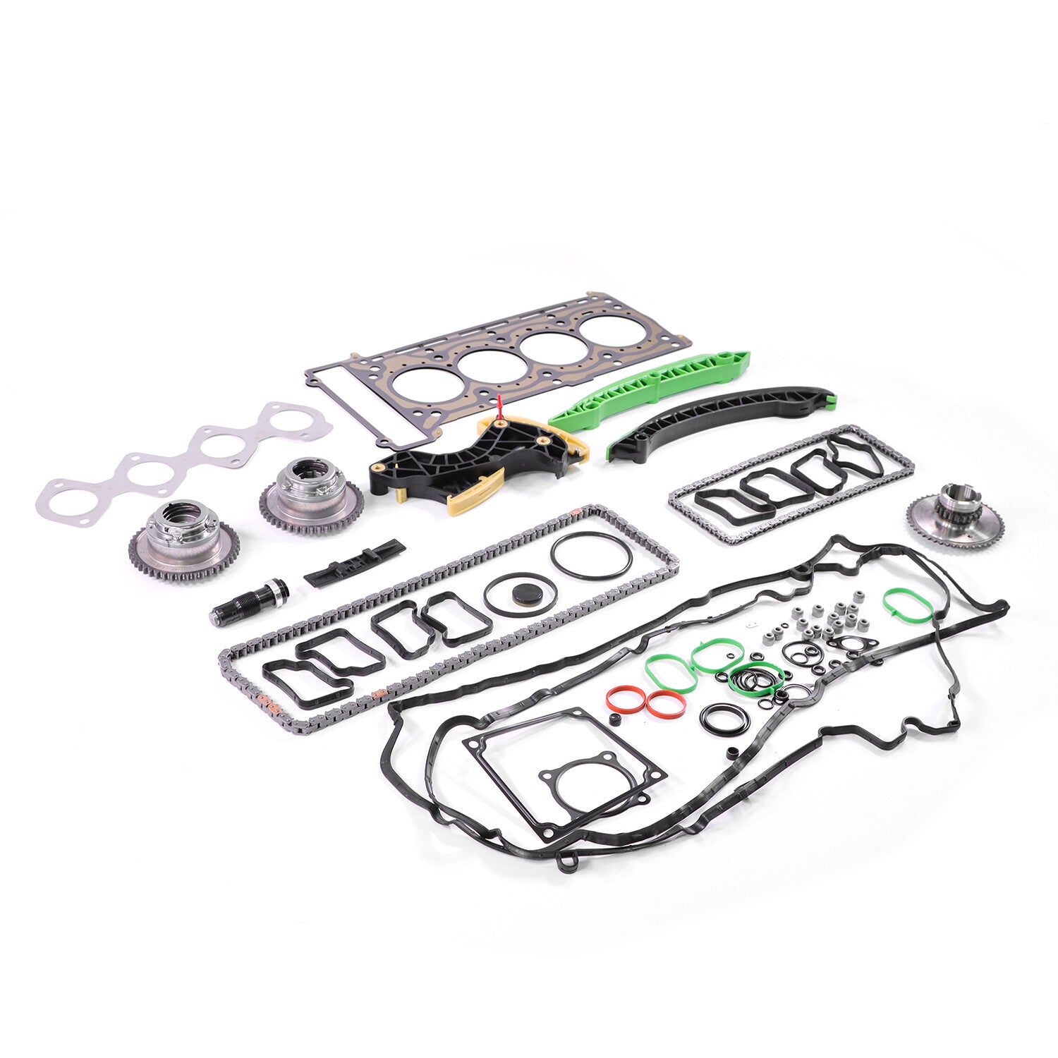 Timing Chain Kit  Camshaft Gears  Tensioner for Mercedes-Benz C250 SLK250 1.8L