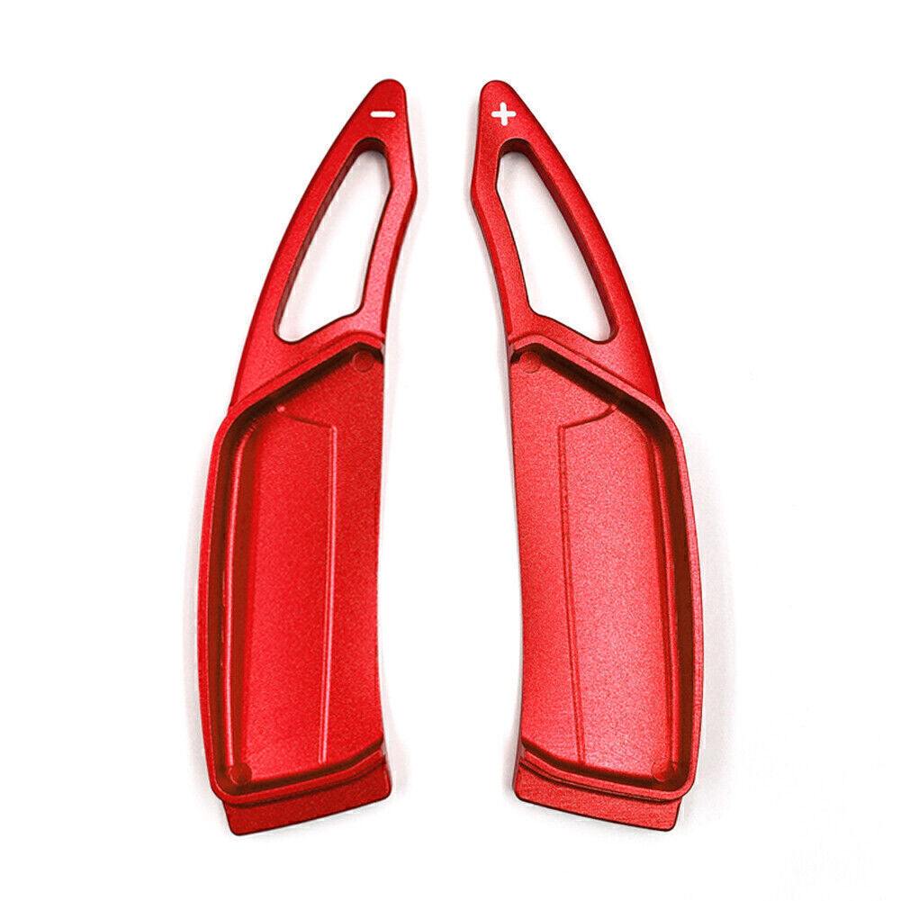 Red Steering Wheel Paddle Shifter Extension for Peugeot 3008 5008 GT 2017-2019