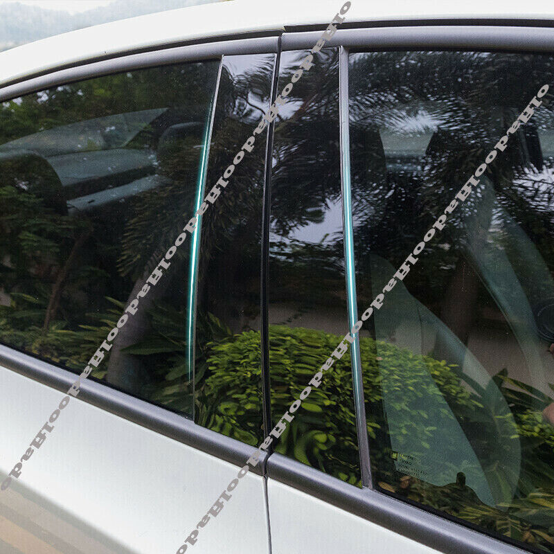 for Mazda CX-5 CX5 2017-2024 PC Black Pillar Posts Panel Door Trim Piano Covers