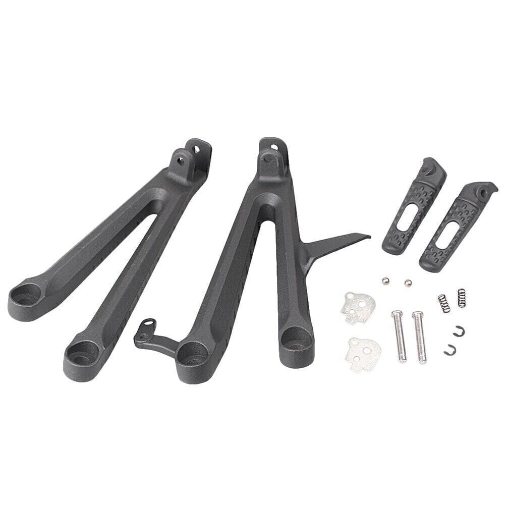 for Honda CBR1000RR 2004-07 Black 1x Rear Foot Pegs Footrests Bracket