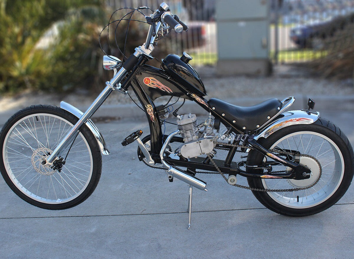 80cc Motorised Motorized Bicycle Push Bike 2 Stroke Motor Engine Kit Petrol Set