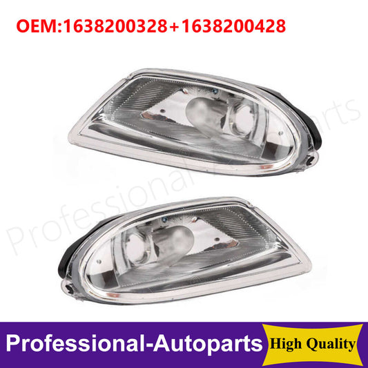 One pair of left and right fog lights and driving lights are suitable for Mercedes-Benz W163 ML320 ML350 ML430