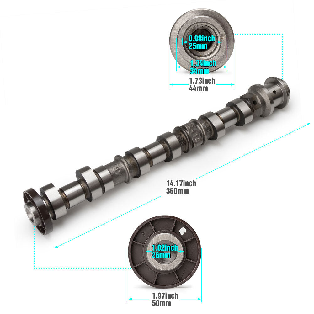 5184380AG engine intake camshaft right side, 5184380AH, suitable for Dodge for Ram 3.6L engine.