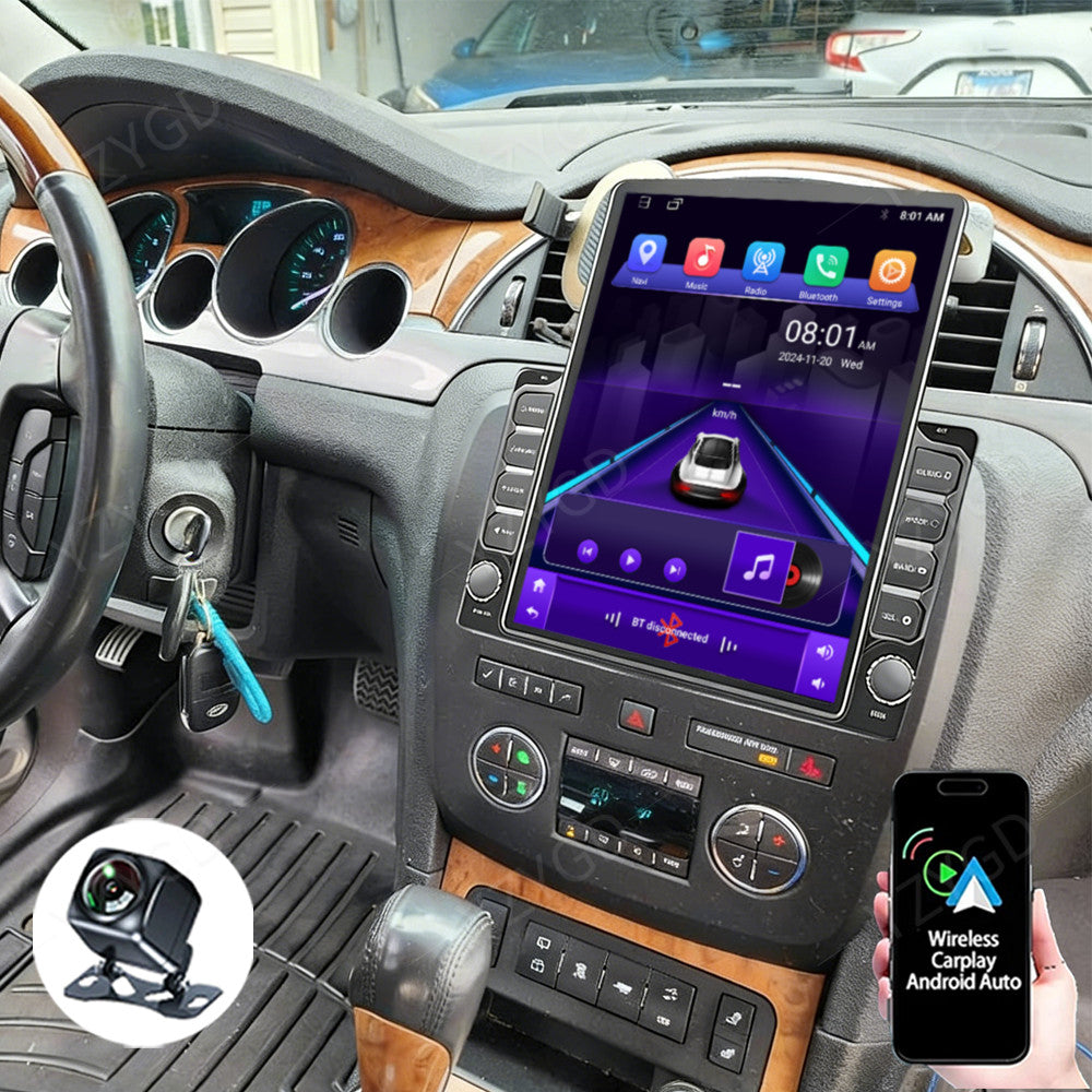 Android Auto Carplay for Buick Enclave 2008-2017 Car Radio Stereo GPS Screen FM