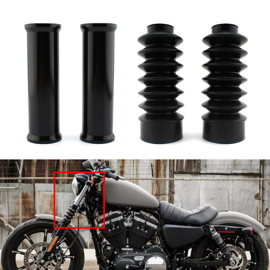 Front Fork Shock Absorber Cover Fork Pipe Cover Fit for Harley Sportster 883 1200