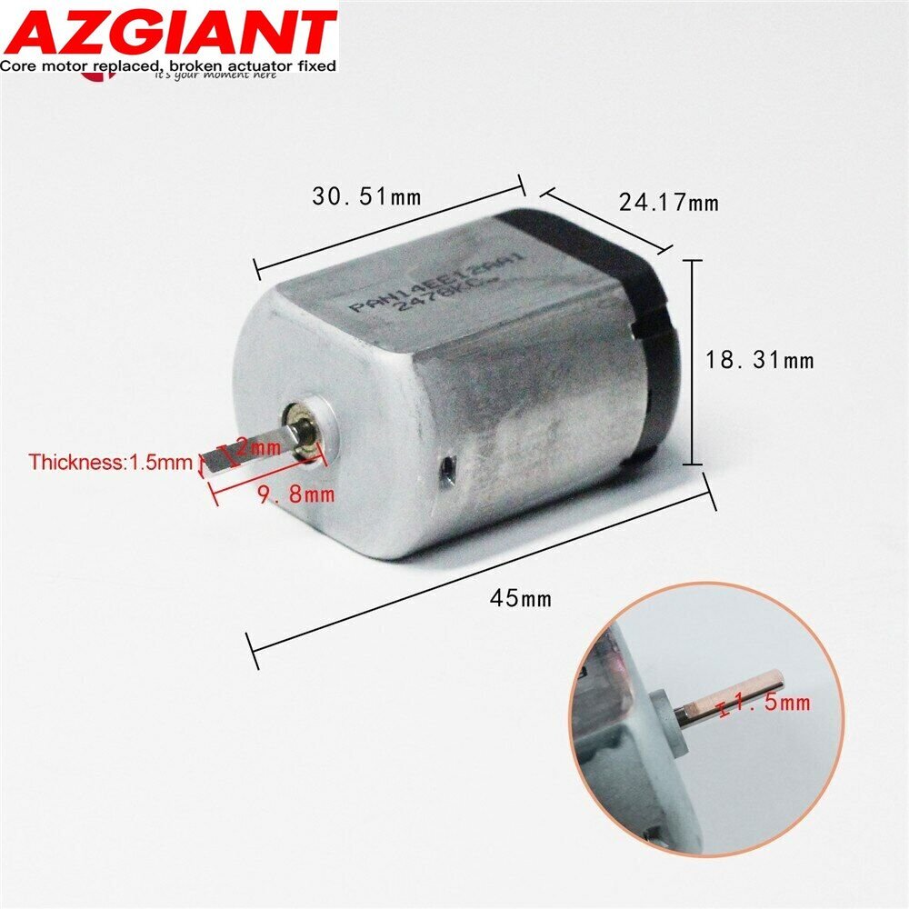 Suitable for Toyota PREVIA ALPHARD automotive door lock motor 12850RPM 12V DC PAN14EE12AA1