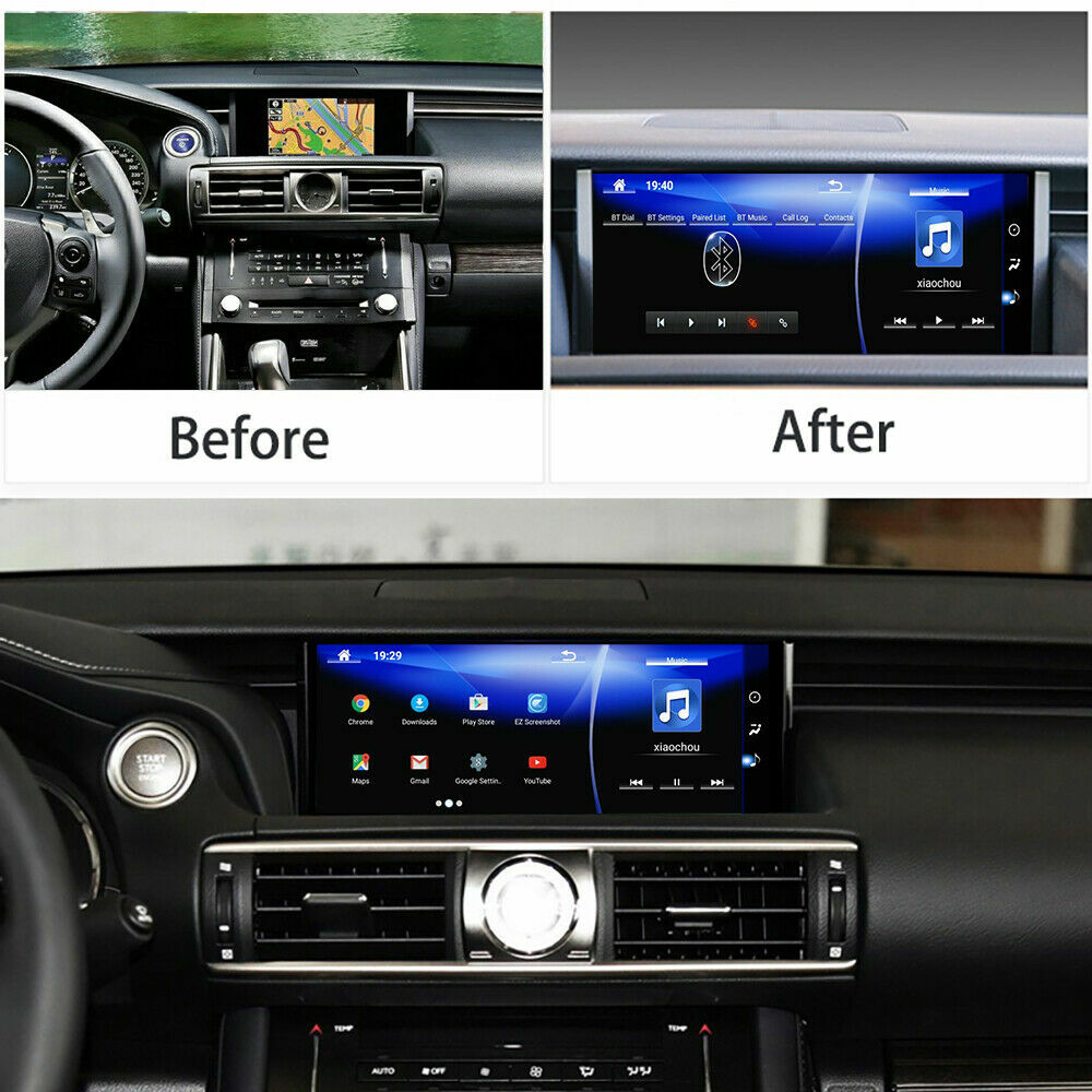 Android GPS Navigation Bluetooth for Lexus IS250 IS300 13~22 Carplay Multimedia