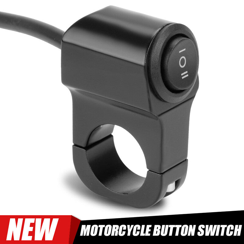 Waterproof Motorcycle Handlebar 7/8 ON OFF Switch ATV Headlight Fog Spot Light