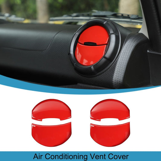 Red Center Console Air Condition Vent Outlet Cover for Suzuki for Jimny 2019-2023