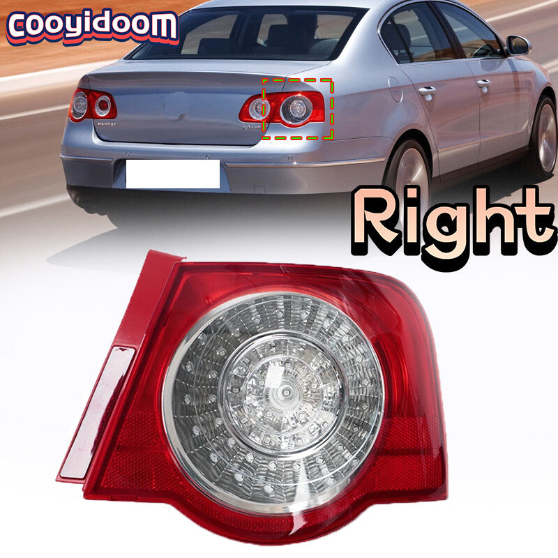 Right Car LED Rear Tail Light Lamp DRL Outer for VW for Passat B6 Sedan 2006-2011
