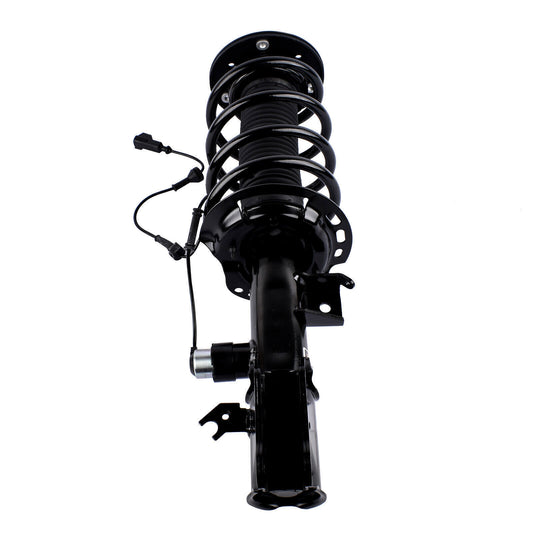 A pair of front shock absorber strut assemblies with electric adjustment suitable for Jaguar XJ X351 XJR XJR575 2010-2019