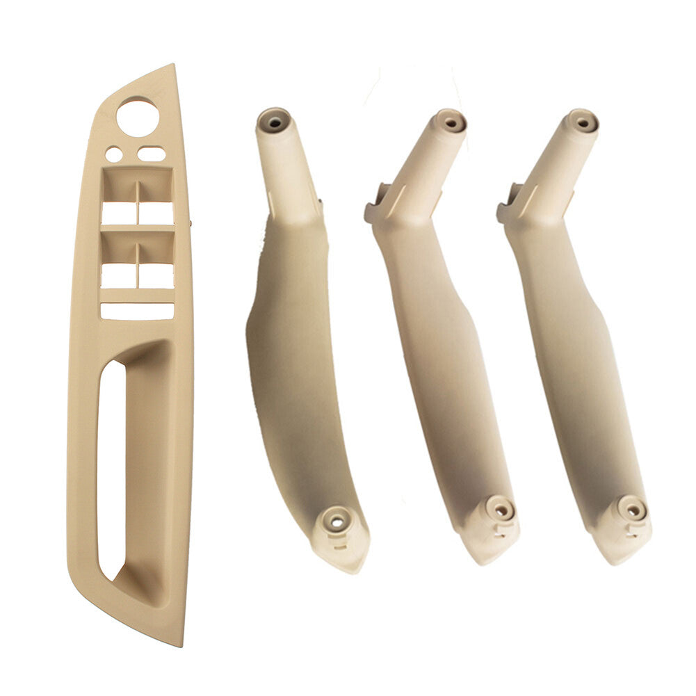 4xInner Interior Door Pull Handle Trim Cover RHD Fit for BMW X5 E70 X6 E71 E72 Beige