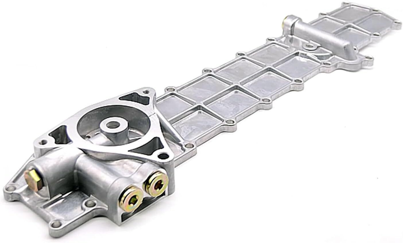 Oil cooler cover W/core ME074185 ME033687 for Mitsubishi 6D14/15/16 Kato HD800