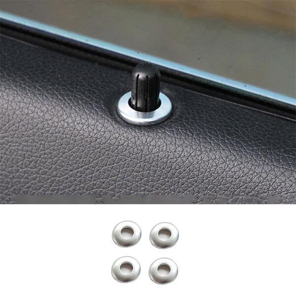 Cover Trim ABS Silver for BMW 3 4 Series GT 2013-2019 Door Lock Protection 4PCS