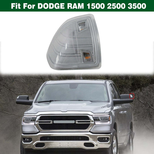 Left Amber LED Side Mirror Turn Signal Light Clear for Dodge for Ram 1500 2500 3500
