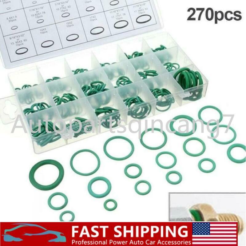 270pcs O-Ring Set A/C Assortment Oil Proof Plumbing Auto Car AC Repair Kit