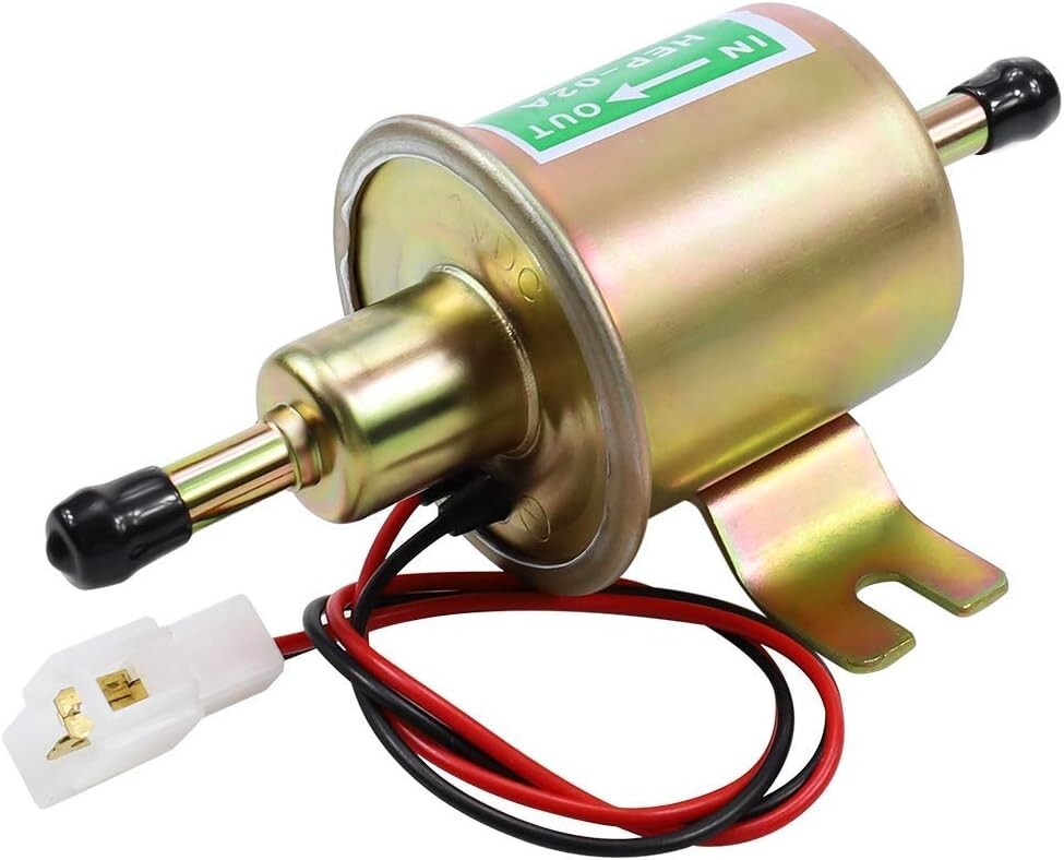 12V Electric Fuel Pump for Lawn Mower Carburetor Diesel Engine 2.5-4psi HEP-02A