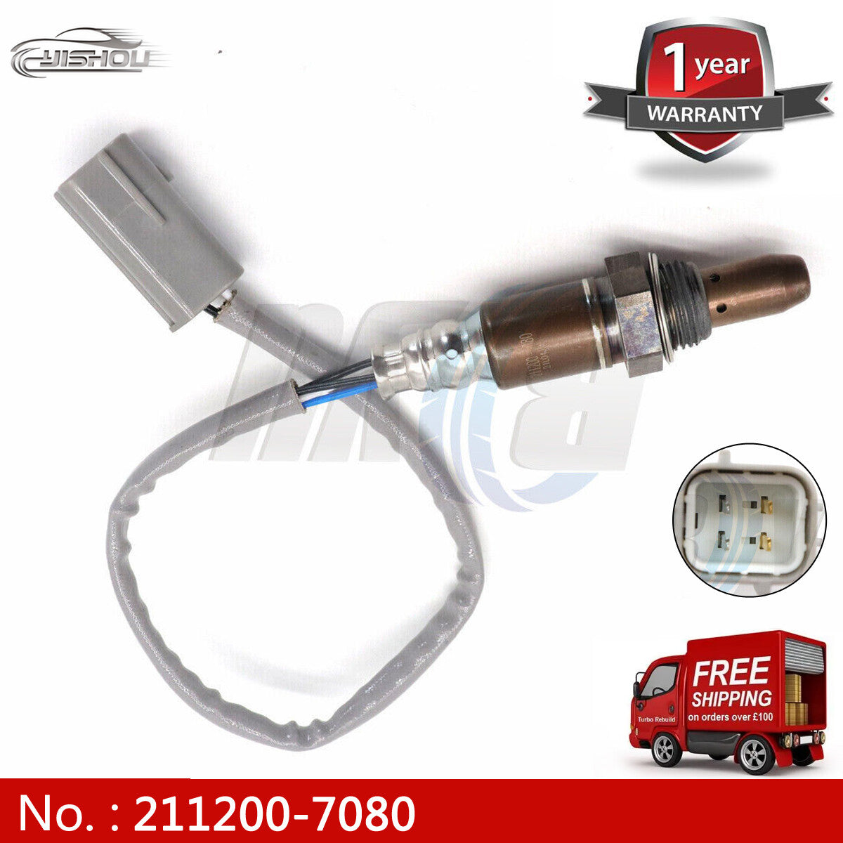 Oxygen sensor compatible with for Infiniti EX35, FX35, G35, G37 2.5L (model number 211200-7080), new.