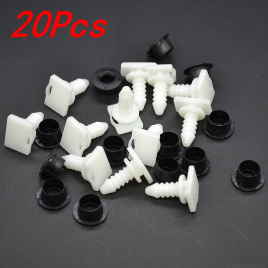 20X for VW for Golf for Jetta MK2 Corrado 191853577A Door Moulding Clips  Grommet Set