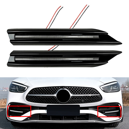 Front Bumper Side Air Vent Daytime Running Light for Mercedes-Benz C Class W206