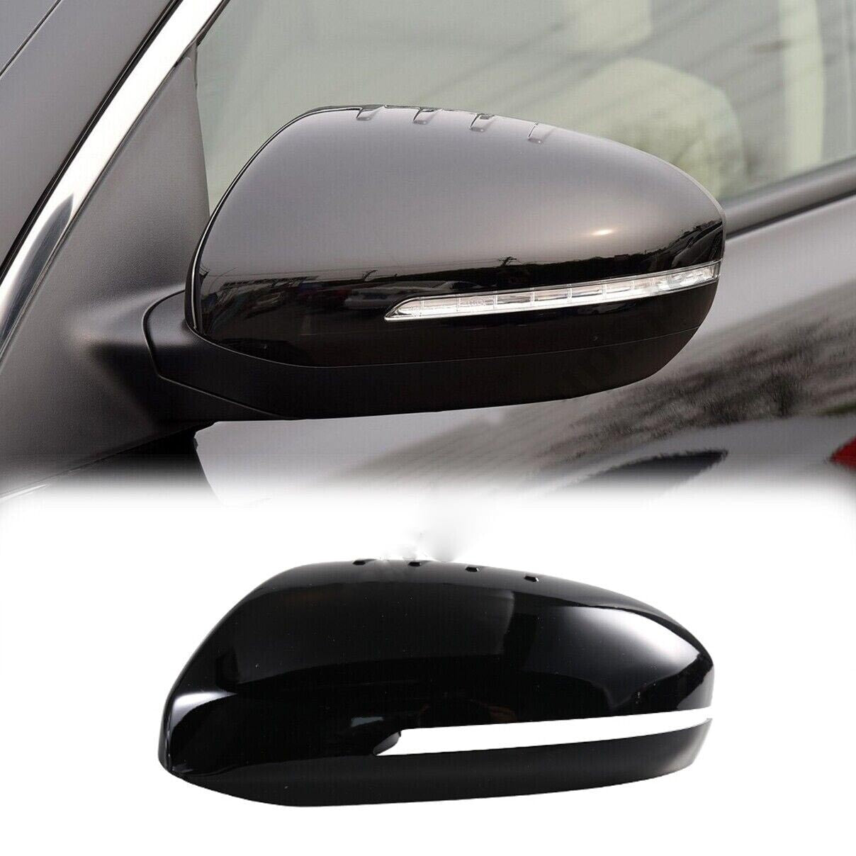 Black Left Driver Side Rearview Mirror Cap Cover for Kia Optima K5 2011-2015 New