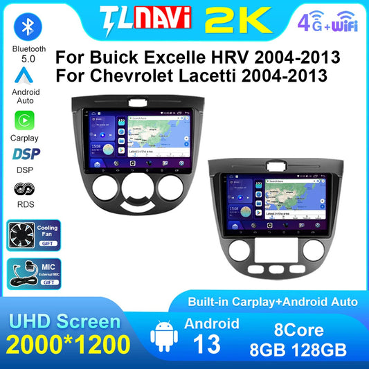 Car Radio Screen for Chevrolet Lacetti J200 for Buick Excelle HRV 2004-2013 CarPlay