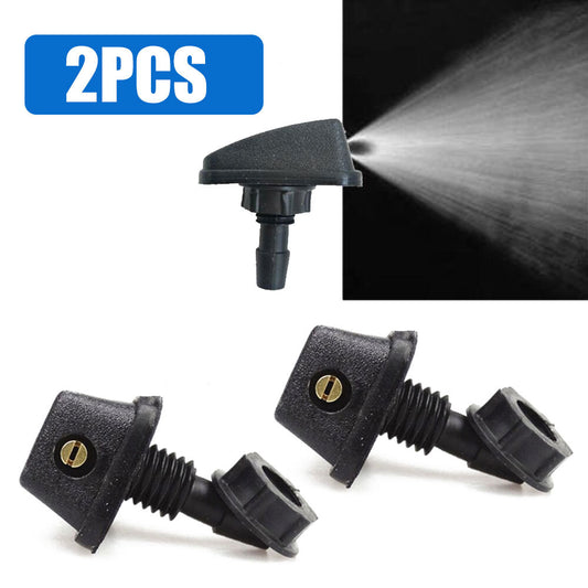 2x Car Window Windshield Wiper Washer Nozzle Water Spray Jet Sprinkler Universal