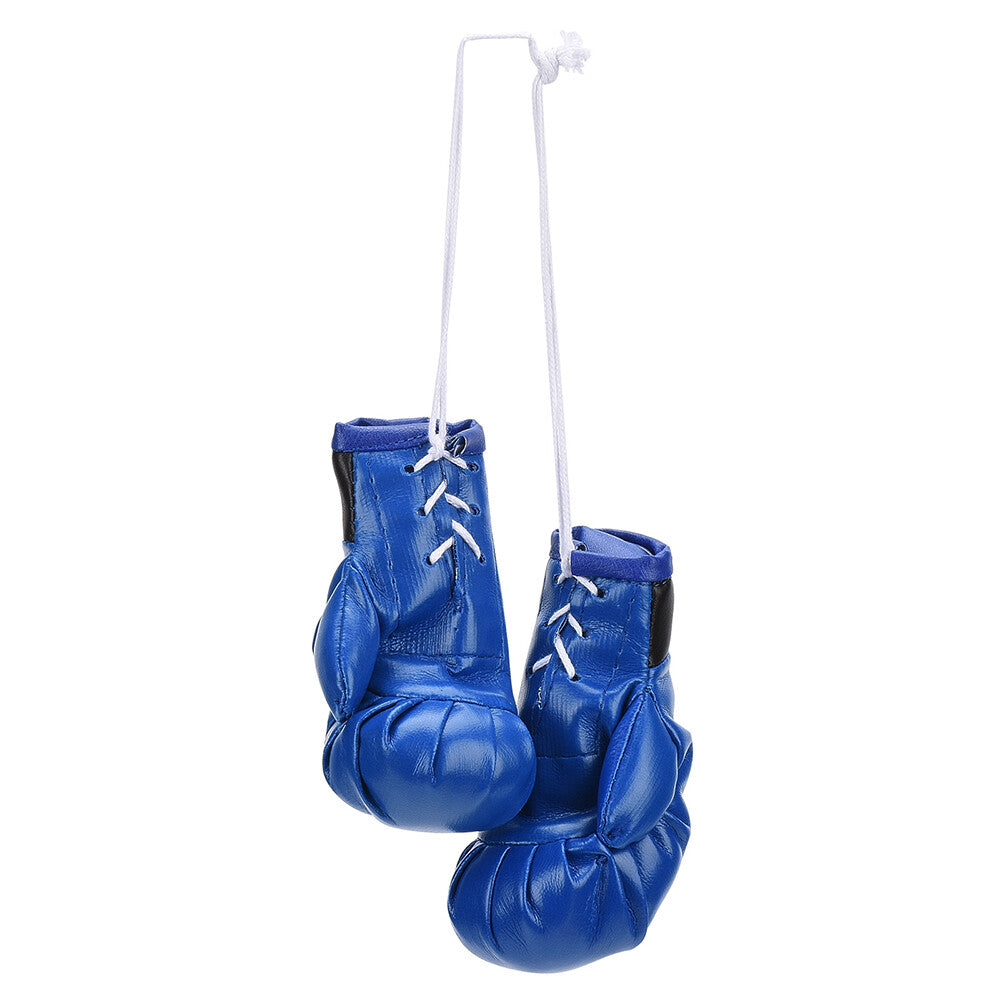 1 Pair Blue for Mini Boxing Gloves for Car Mirror Ornament Hanging Deco for Men