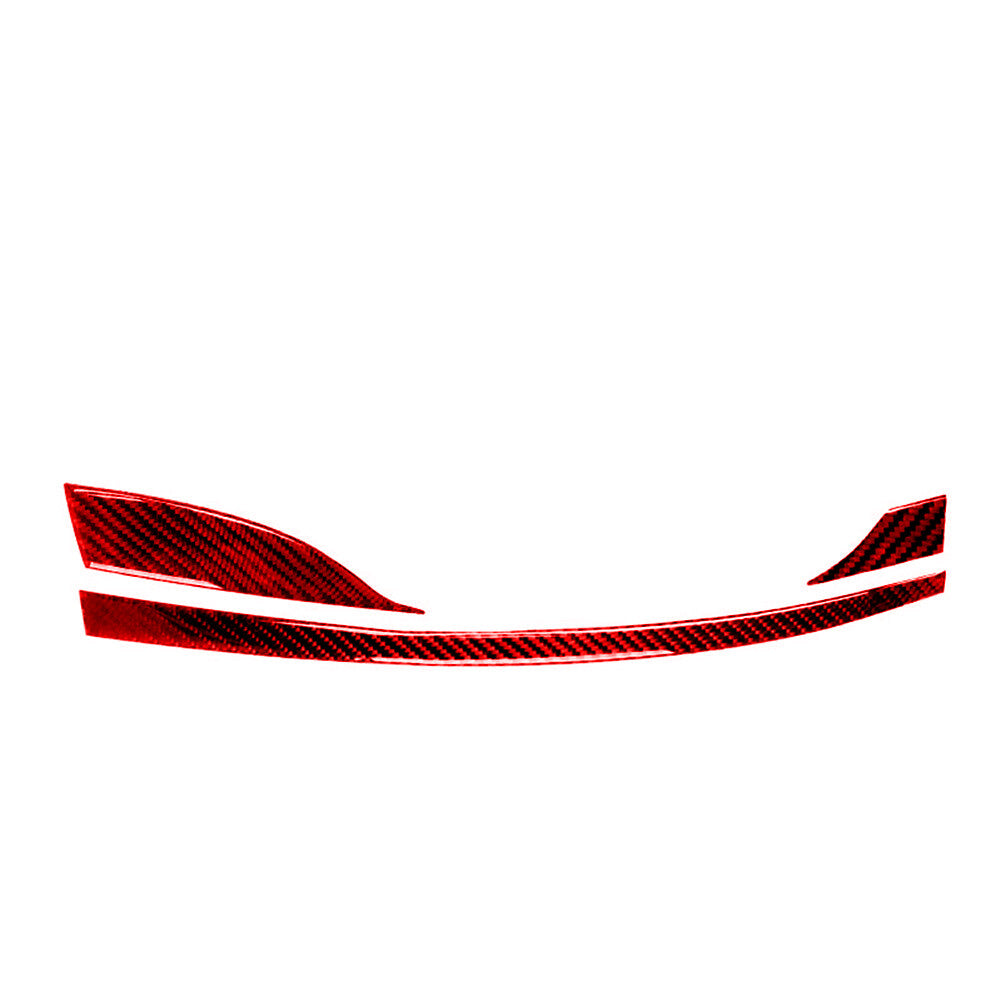 Red Carbon Fiber Dashboard Climate Control Trim for Honda CRV CR-V 2012-2016 -B