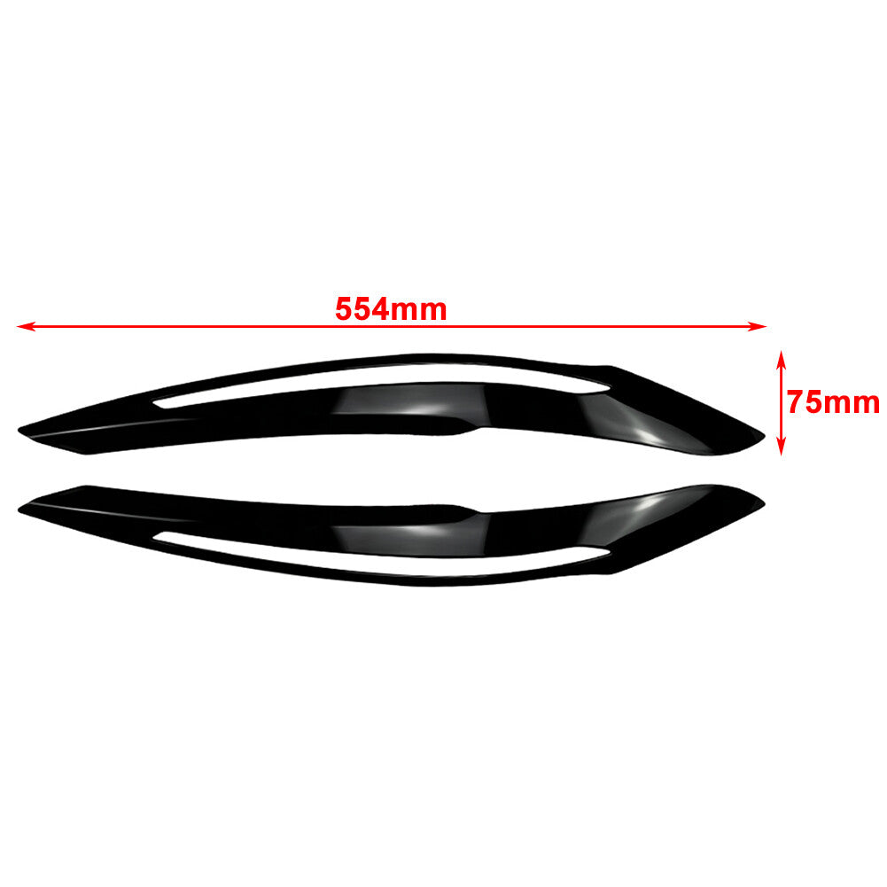Car Headlight Eyebrow Eyelids Cover Trim Fit for BMW 1 Series F20 Advance Version