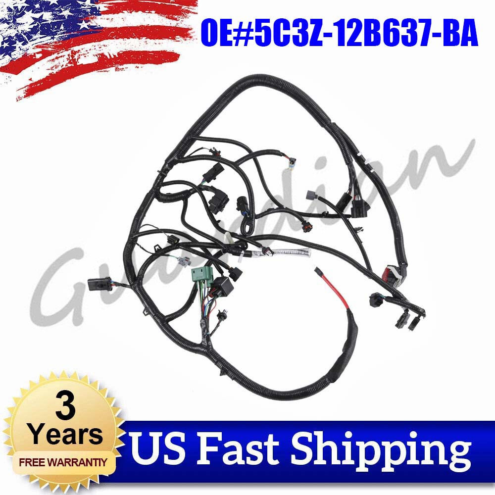 1X 5C3Z12B637BA Engine wiring harness suitable for Ford Super Duty 05 06 07 6.0 11/4/2004