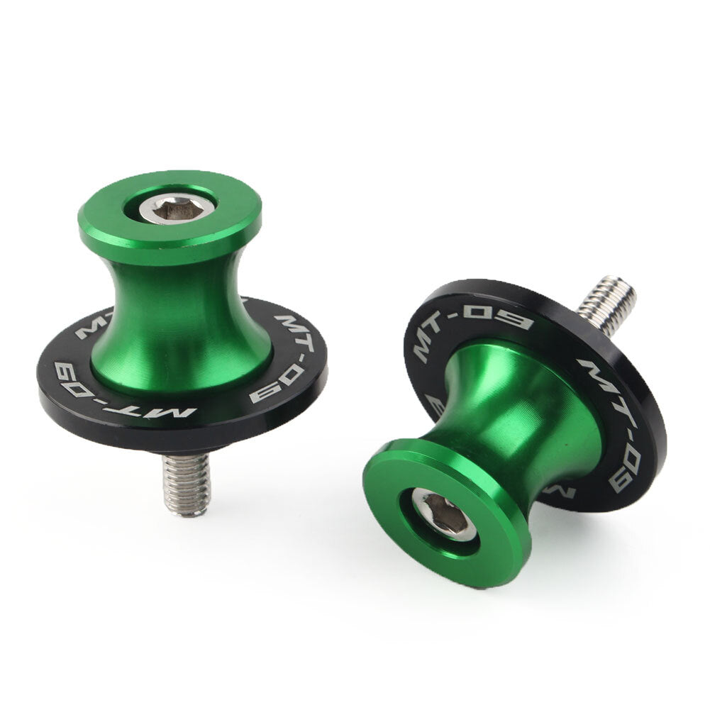 6MM CNC Schwingenspulen Slider f¨¹r for YAMAHA MT-09 FZ09 2013-2022 Motorrad Gr¨¹n