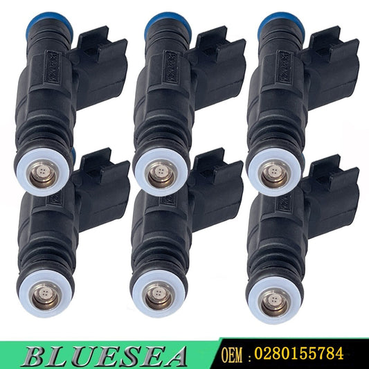 6 Set Fuel Injection 0280155784 For 1999-2004 for Jeep Cherokee for Wrangler 4.0L